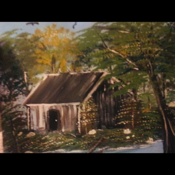 Nice amateur painting signed no frame - Picture 4 of 4